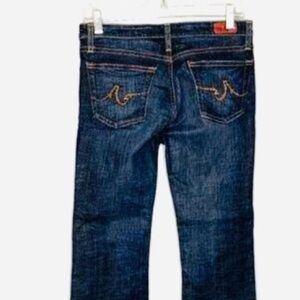 AG Adriano Goldschmied Dark Blue Boot Cut/Low Waisted Jean 29 R